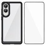 WANLONFENG - Custodia per telefono in TPU acrilico con pulsanti galvanizzati e protezione per lo schermo, For Galaxy S26 FE 5G, For Galaxy S26+ 5G, For Galaxy S26 Ultra 5G, For Galaxy S26 5G, For Galaxy A57 5G, For Galaxy A37 5G, For Galaxy A27 5G     ...