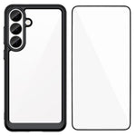 WANLONFENG - Custodia per telefono in TPU acrilico con pulsanti galvanizzati e protezione per lo schermo, For Galaxy S26 FE 5G, For Galaxy S26+ 5G, For Galaxy S26 Ultra 5G, For Galaxy S26 5G, For Galaxy A57 5G, For Galaxy A37 5G, For Galaxy A27 5G     ...