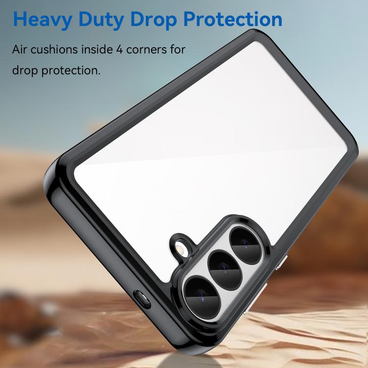 WANLONFENG - Custodia per telefono in TPU acrilico con pulsanti galvanizzati e protezione per lo schermo, For Galaxy S26 FE 5G, For Galaxy S26+ 5G, For Galaxy S26 Ultra 5G, For Galaxy S26 5G, For Galaxy A57 5G, For Galaxy A37 5G, For Galaxy A27 5G     ...