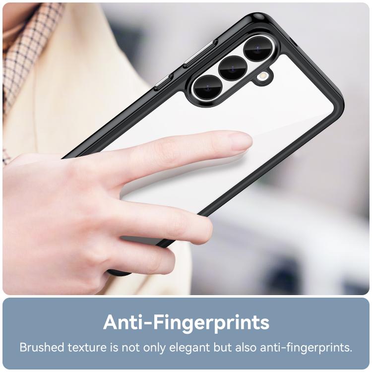WANLONFENG - Custodia per telefono in TPU acrilico con pulsanti galvanizzati e protezione per lo schermo, For Galaxy S26 FE 5G, For Galaxy S26+ 5G, For Galaxy S26 Ultra 5G, For Galaxy S26 5G, For Galaxy A57 5G, For Galaxy A37 5G, For Galaxy A27 5G     ...
