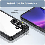 WANLONFENG - Custodia per telefono in TPU acrilico con pulsanti galvanizzati e protezione per lo schermo, For Galaxy S26 FE 5G, For Galaxy S26+ 5G, For Galaxy S26 Ultra 5G, For Galaxy S26 5G, For Galaxy A57 5G, For Galaxy A37 5G, For Galaxy A27 5G     ...