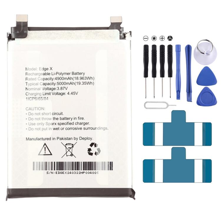 Batteria 5000mAh per smartphone Sparx Neo compatibili