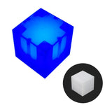 Cubo magnetico da 2,5 cm, blocchi da costruzione, luci notturne a LED, giocattolo decorativo.
