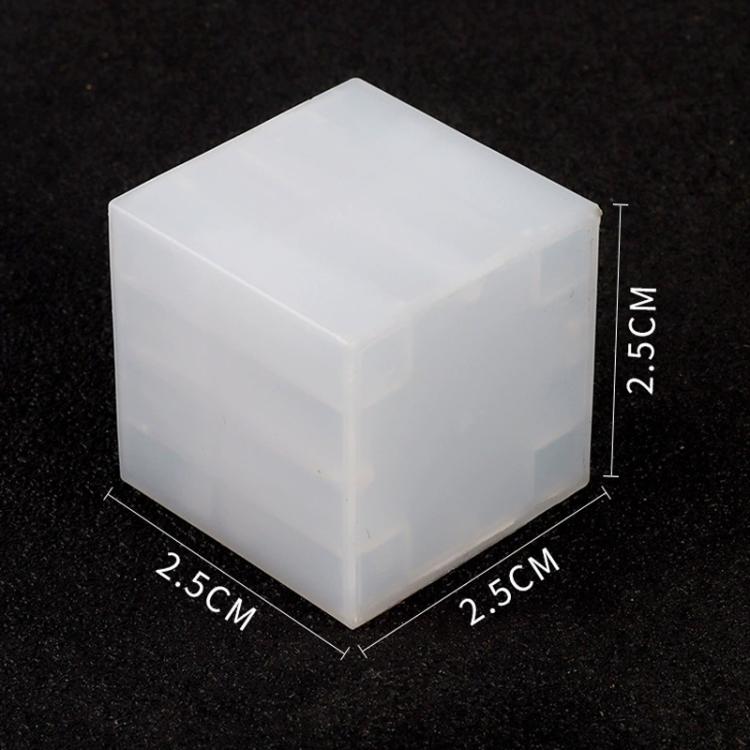 Cubo magnetico da 2,5 cm, blocchi da costruzione, luci notturne a LED, giocattolo decorativo.