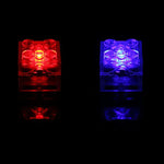 Blocchi da costruzione fai-da-te 2x2 con luce LED, giocattolo luminoso