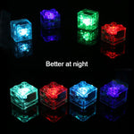 Blocchi da costruzione fai-da-te 2x2 con luce LED, giocattolo luminoso