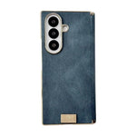 Custodia per telefono in PU con texture Crazy Horse a doppio asse galvanizzato., For Galaxy Z Fold8 Ultra 5G, For Galaxy Z Fold7, For Galaxy Z Fold6, For Galaxy Z Fold5