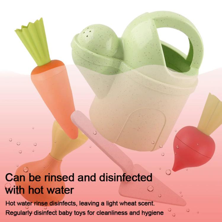 Set di piante in vaso per giochi di ruolo e apprendimento precoce con paglia di grano., Potted Plant Set
