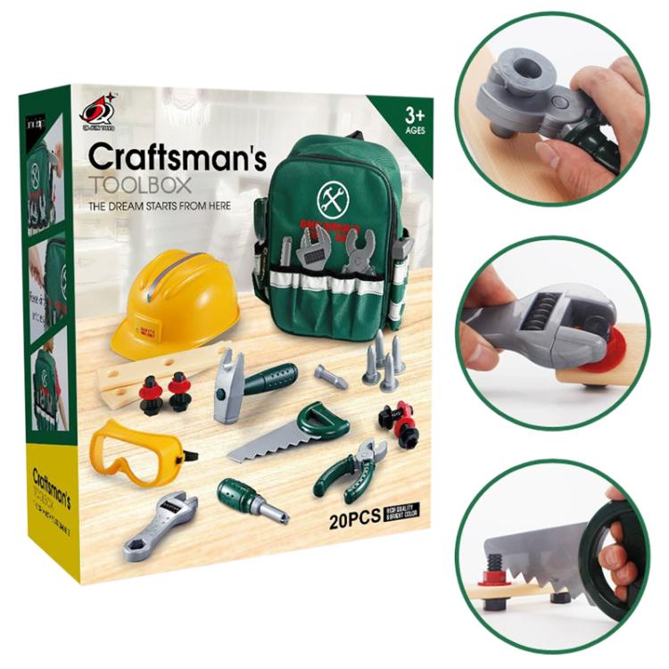 Set di strumenti per il gioco di ruolo fai-da-te per bambini.
