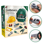 Set di strumenti per il gioco di ruolo fai-da-te per bambini.