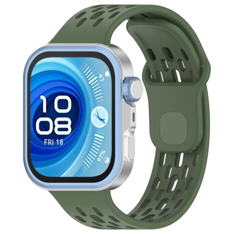 Cinturino per orologio in TPU traspirante con motivo a nido d'ape., For Huawei Watch Fit5 / Fit5 Pro / Fit4