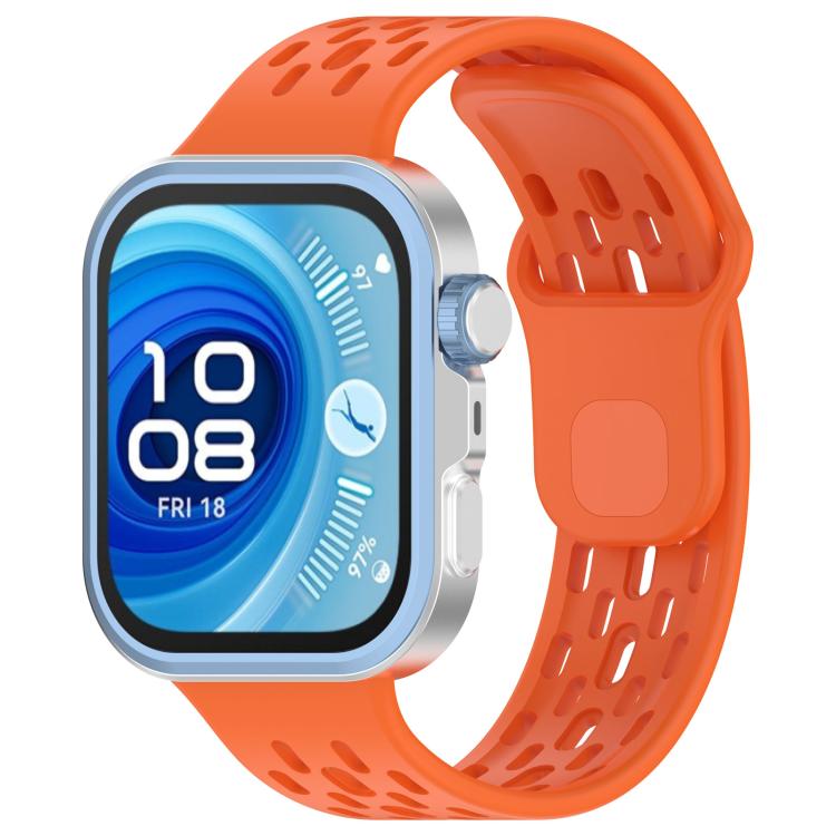 Cinturino per orologio in TPU traspirante con motivo a nido d'ape., For Huawei Watch Fit5 / Fit5 Pro / Fit4