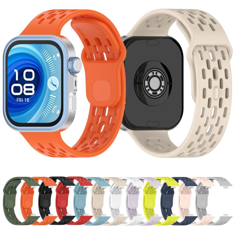 Cinturino per orologio in TPU traspirante con motivo a nido d'ape., For Huawei Watch Fit5 / Fit5 Pro / Fit4