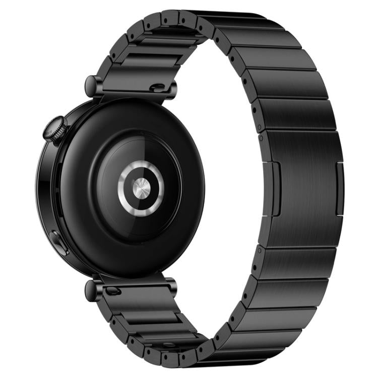 Cinturino per orologio in acciaio inossidabile con chiusura a farfalla a sgancio rapido e a una sola perlina., 18mm