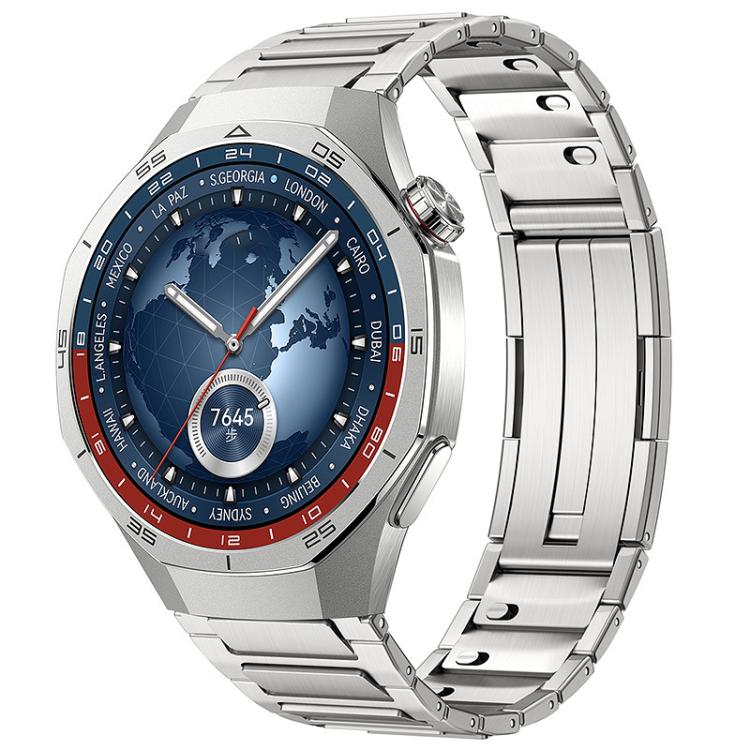 Cinturino per orologio in acciaio inossidabile sottile con chiusura pieghevole a forma di H e sgancio rapido., 22mm