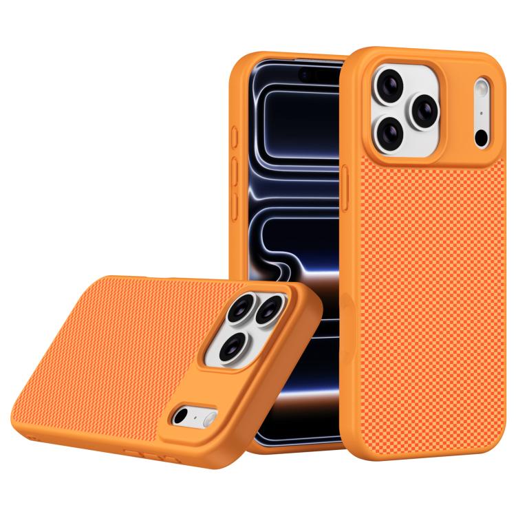Custodia per telefono magnetica antiurto in TPU con texture effetto fibra di carbonio e bordi morbidi in TPU., For iPhone 17 Pro Max, For iPhone 17 Pro, For iPhone 17, For iPhone 16 Pro Max