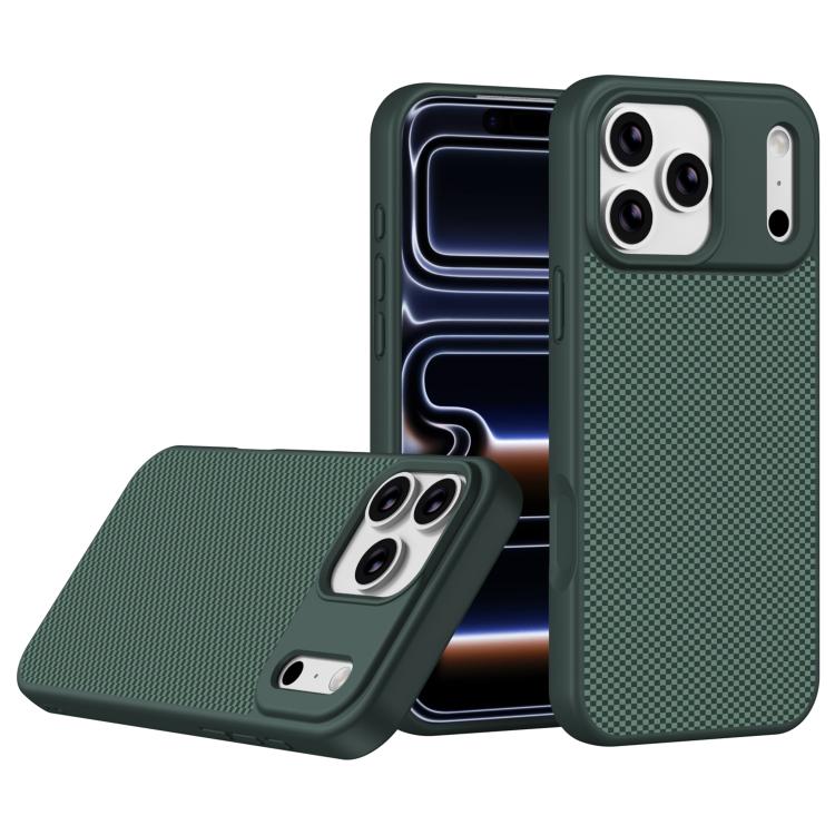 Custodia per telefono magnetica antiurto in TPU con texture effetto fibra di carbonio e bordi morbidi in TPU., For iPhone 17 Pro Max, For iPhone 17 Pro, For iPhone 17, For iPhone 16 Pro Max