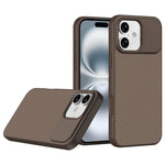 Custodia per telefono magnetica antiurto in TPU con texture effetto fibra di carbonio e bordi morbidi in TPU., For iPhone 16 Pro, For iPhone 16