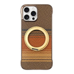 Custodia magnetica per telefono senza cornice in Kevlar galvanizzato con rotazione a 360 gradi., For iPhone 16 Pro, For iPhone 16, For iPhone 15 Pro Max, For iPhone 15 Pro