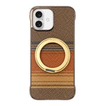 Custodia magnetica per telefono senza cornice in Kevlar galvanizzato con rotazione a 360 gradi., For iPhone 16 Pro, For iPhone 16, For iPhone 15 Pro Max, For iPhone 15 Pro