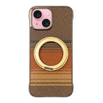 Custodia magnetica per telefono senza cornice in Kevlar galvanizzato con rotazione a 360 gradi., For iPhone 15, For iPhone 14, For iPhone 14 Pro, For iPhone 14 Pro Max