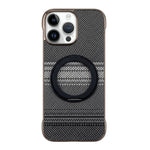 Custodia magnetica per telefono senza cornice in Kevlar galvanizzato con rotazione a 360 gradi., For iPhone 15, For iPhone 14, For iPhone 14 Pro, For iPhone 14 Pro Max