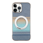 Custodia magnetica per telefono senza cornice in Kevlar galvanizzato con rotazione a 360 gradi., For iPhone 15, For iPhone 14, For iPhone 14 Pro, For iPhone 14 Pro Max