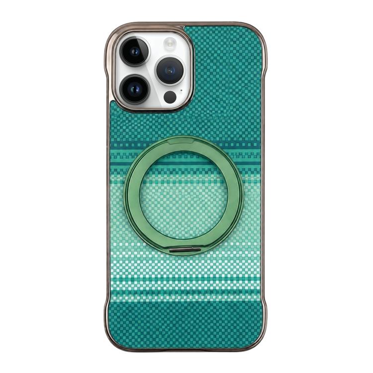 Custodia magnetica per telefono senza cornice in Kevlar galvanizzato con rotazione a 360 gradi., For iPhone 13 Pro Max, For iPhone 13 Pro, For iPhone 13