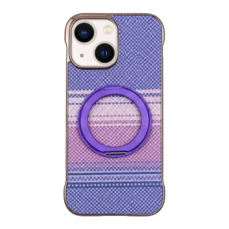 Custodia magnetica per telefono senza cornice in Kevlar galvanizzato con rotazione a 360 gradi., For iPhone 13 Pro Max, For iPhone 13 Pro, For iPhone 13