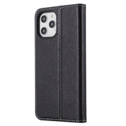GEBEI PU+TPU Custodia protettiva a ribaltamento orizzontale con supporto e slot per schede, For iPhone 12 / 12 Pro, For iPhone 12 Pro Max