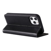GEBEI PU+TPU Custodia protettiva a ribaltamento orizzontale con supporto e slot per schede, For iPhone 12 / 12 Pro, For iPhone 12 Pro Max