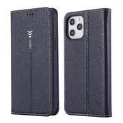 GEBEI PU+TPU Custodia protettiva a ribaltamento orizzontale con supporto e slot per schede, For iPhone 12 / 12 Pro, For iPhone 12 Pro Max