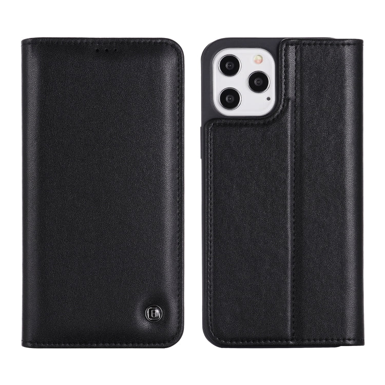 GEBEI PU+TPU Custodia protettiva a ribaltamento orizzontale con supporto e slot per schede, For iPhone 12 mini, For iPhone 12 / 12 Pro, For iPhone 12 Pro Max