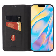GEBEI PU+TPU Custodia protettiva a ribaltamento orizzontale con supporto e slot per schede, For iPhone 12 mini, For iPhone 12 / 12 Pro, For iPhone 12 Pro Max