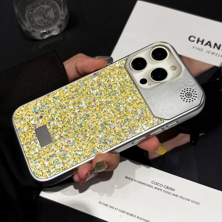 Custodia per telefono in PC con paillettes a forma di diamante e stelle., For iPhone 16 Pro, For iPhone 16 Plus, For iPhone 16, For iPhone 15 Pro Max