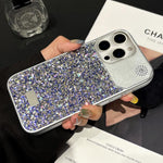 Custodia per telefono in PC con paillettes a forma di diamante e stelle., For iPhone 15 Pro, For iPhone 15 Plus / 14 Plus, For iPhone 15, For iPhone 14 / 13