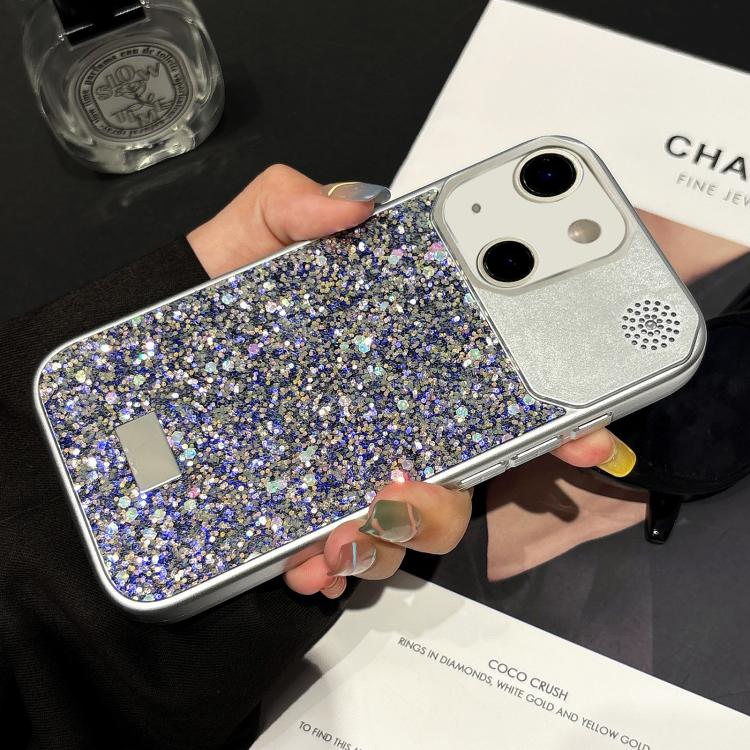 Custodia per telefono in PC con paillettes a forma di diamante e stelle., For iPhone 15 Pro, For iPhone 15 Plus / 14 Plus, For iPhone 15, For iPhone 14 / 13