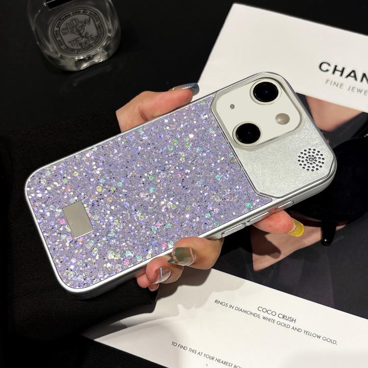 Custodia per telefono in PC con paillettes a forma di diamante e stelle., For iPhone 15 Pro, For iPhone 15 Plus / 14 Plus, For iPhone 15, For iPhone 14 / 13