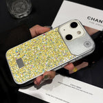 Custodia per telefono in PC con paillettes a forma di diamante e stelle., For iPhone 15 Pro, For iPhone 15 Plus / 14 Plus, For iPhone 15, For iPhone 14 / 13