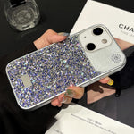 Custodia per telefono in PC con paillettes a forma di diamante e stelle., For iPhone 15 Pro, For iPhone 15 Plus / 14 Plus, For iPhone 15, For iPhone 14 / 13