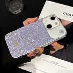 Custodia per telefono in PC con paillettes a forma di diamante e stelle., For iPhone 15 Pro, For iPhone 15 Plus / 14 Plus, For iPhone 15, For iPhone 14 / 13