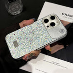 Custodia per telefono in PC con paillettes a forma di diamante e stelle., For iPhone 14 Pro, For iPhone 14 Pro Max