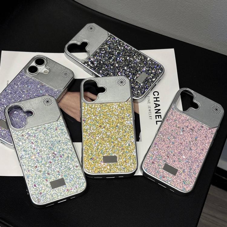 Custodia per telefono in PC con paillettes a forma di diamante e stelle., For iPhone 14 Pro, For iPhone 14 Pro Max