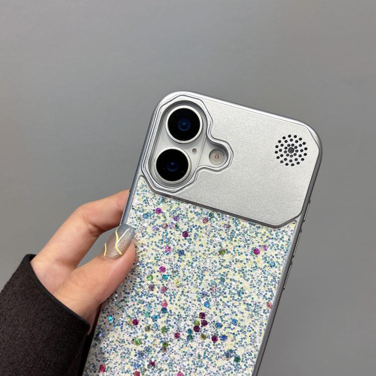 Custodia per telefono in PC con paillettes a forma di diamante e stelle., For iPhone 17 Pro Max, For iPhone 17 Pro, For iPhone 17, For iPhone 16 Pro Max