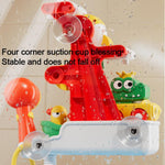 Set di giocattoli interattivi a forma di paperella per il bagnetto del bambino, ideale per giocare con l'acqua e fare la doccia., Battery, Rechargeable, Manual Version without Sprinkler