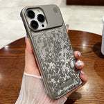 Custodia per telefono magnetica con texture effetto pelle 3D illusoria a colori., For iPhone 12 Pro