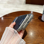 Custodia per telefono magnetica con texture effetto pelle 3D illusoria a colori., For iPhone 12 Pro