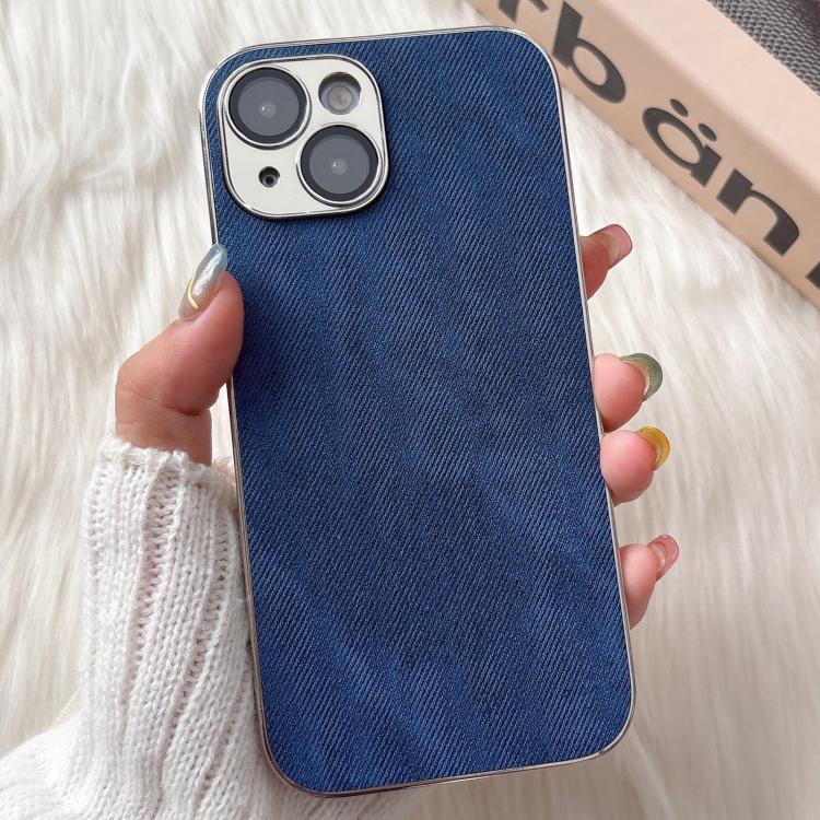 Custodia per telefono antiurto in TPU con motivo denim., For iPhone 14 Plus, For iPhone 13 / 14, For iPhone 14 Pro, For iPhone 14 Pro Max