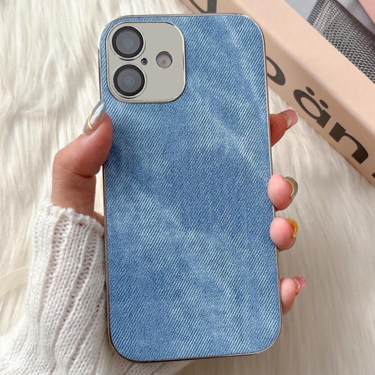 Custodia per telefono antiurto in TPU con motivo denim., For iPhone 17 Pro Max, For iPhone 17 Pro, For iPhone 17, For iPhone Air, For iPhone 16 Pro Max, For iPhone 16 Pro