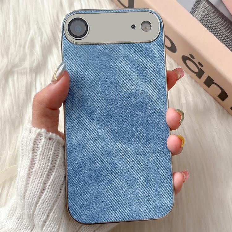 Custodia per telefono antiurto in TPU con motivo denim., For iPhone 17 Pro Max, For iPhone 17 Pro, For iPhone 17, For iPhone Air, For iPhone 16 Pro Max, For iPhone 16 Pro